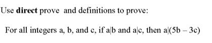 Solved Use direct prove and definitions to prove: For all | Chegg.com