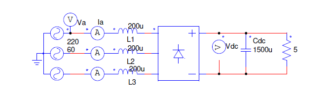Solved 1- Consider the three-phase AC-DC converter, (phase) | Chegg.com