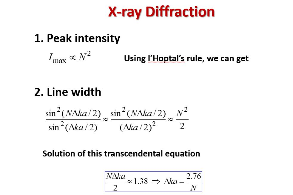 Calculate the xray (004) diffraction spectra of a