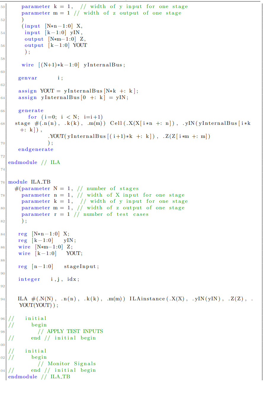 Points) (a) (10 Points) The Verilog Description Shown 