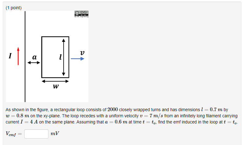 Solved As shown in the figure, a rectangular loop | Chegg.com