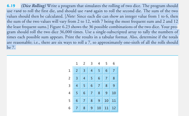 c++ - A Program for Simulating the Rolling of 2 Dice - Stack Overflow