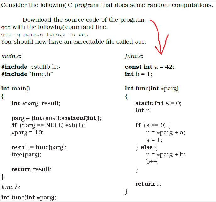 Solved A. In Which Segments Of The Executable Are A, B, S, | Chegg.com