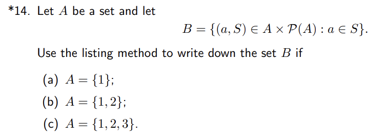 Solved **14. ﻿Let A ﻿be A Set And | Chegg.com