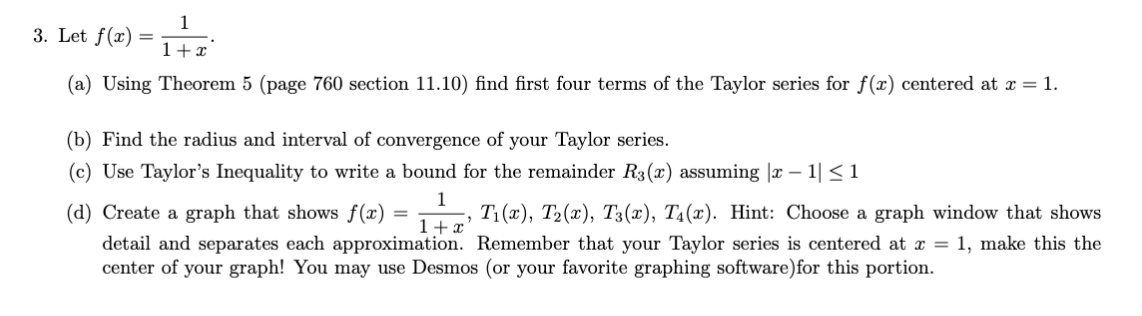 Solved 5 Theorem If f has a power series representation | Chegg.com