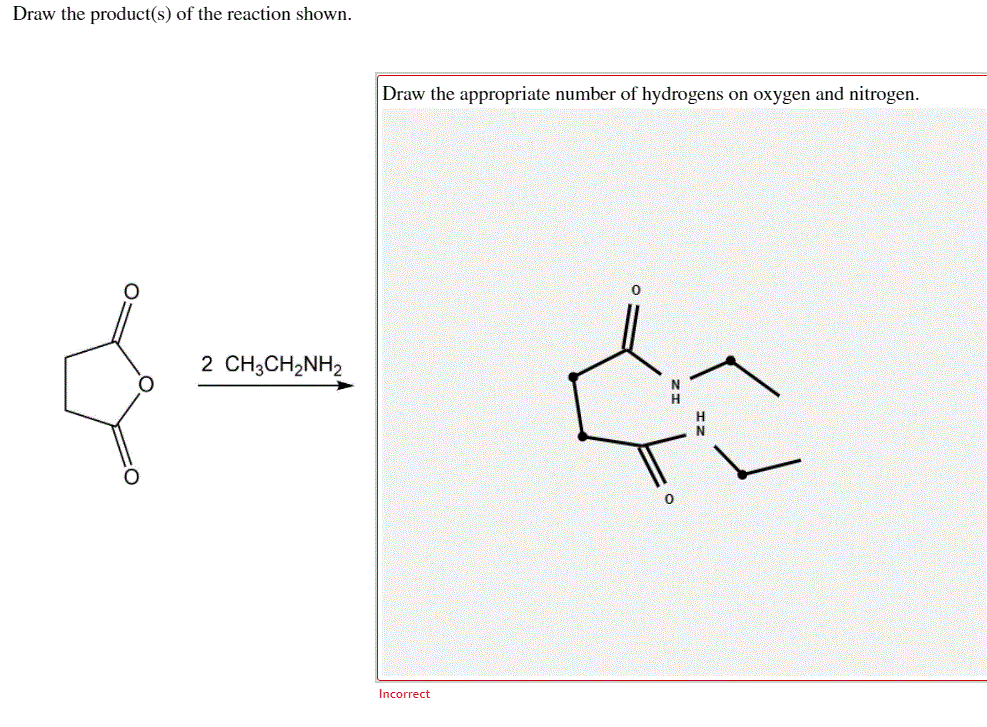 Solved Draw the product(s) of the reaction shown. Draw the