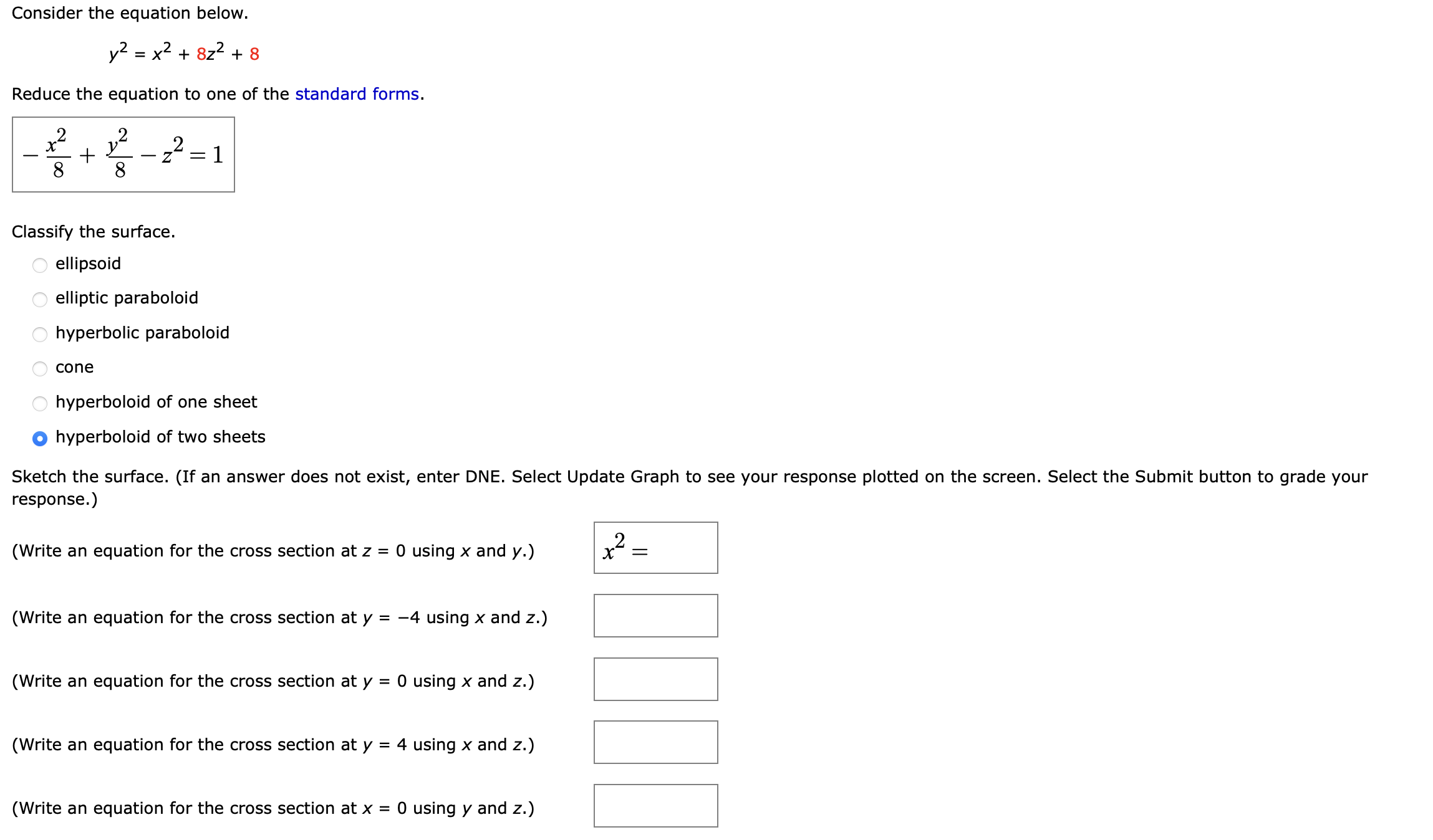 solved-consider-the-equation-below-y2-x2-8z2-8reduce-the-chegg