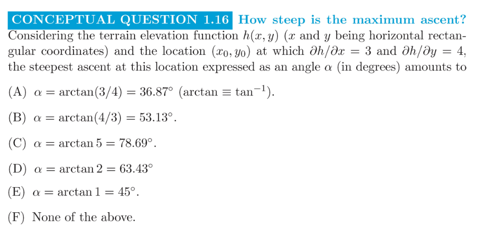 Solved Conceptual Question 1 16 How Steep Is The Maximum Chegg Com