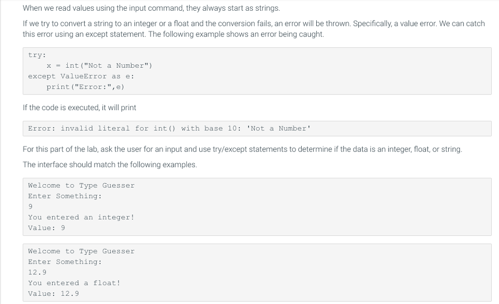 Solved When we read values using the input command, they | Chegg.com