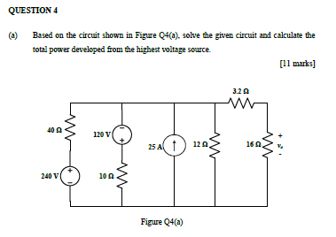 Solved QUESTION 4 (a) Based On The Circuit Shown In Figure | Chegg.com