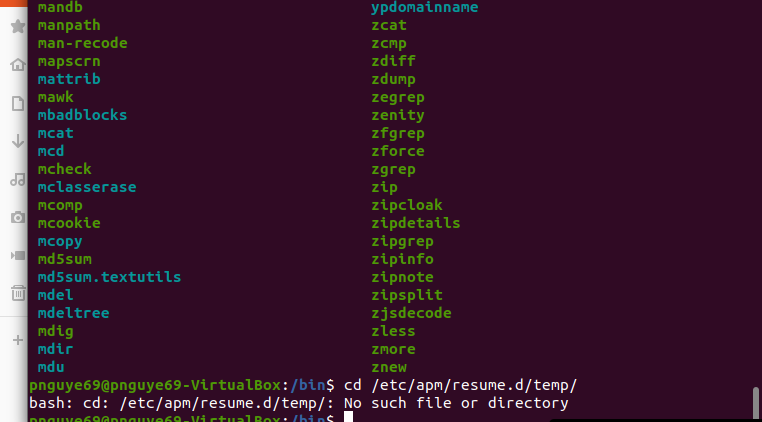 Solved bin etc apm resume.d temp etc apm event.d use Chegg