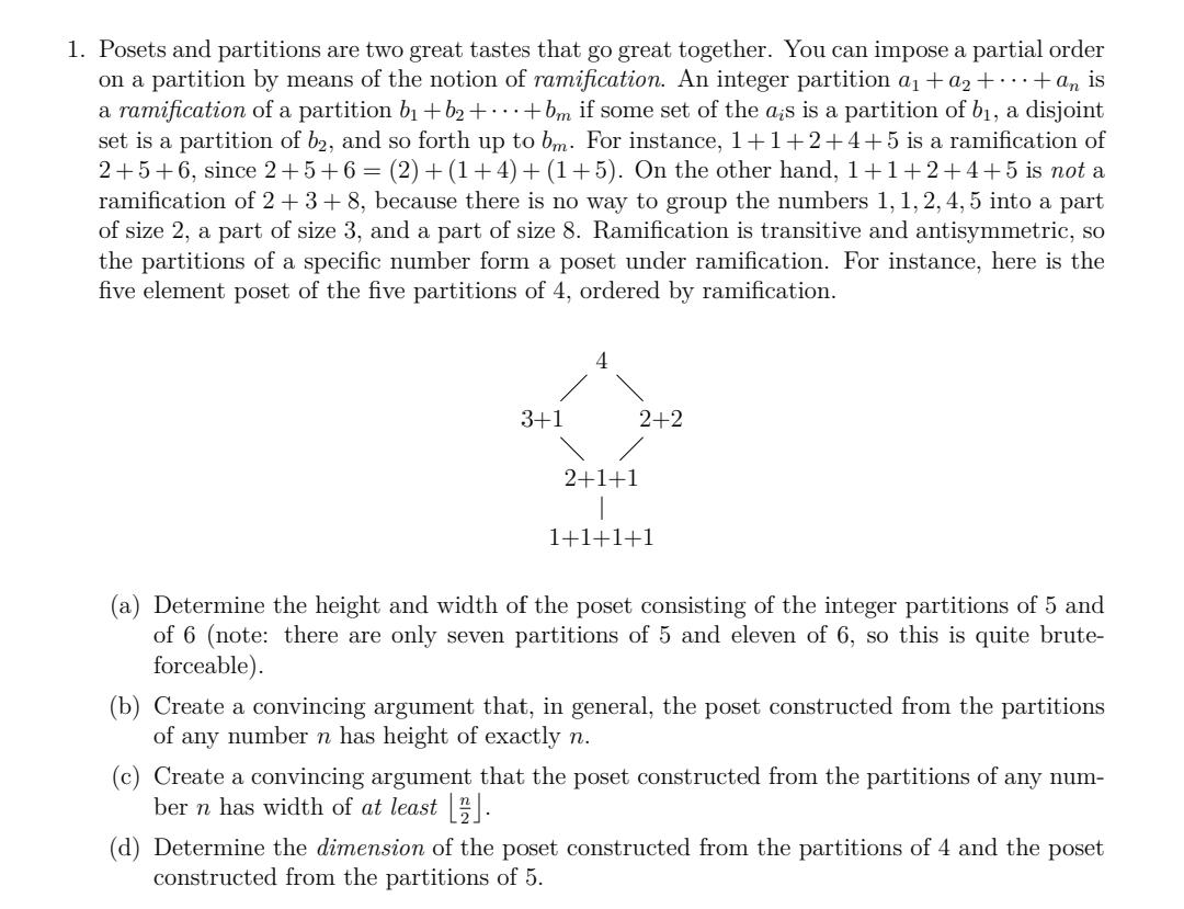 solved-posets-and-partitions-are-two-great-tastes-that-go-chegg