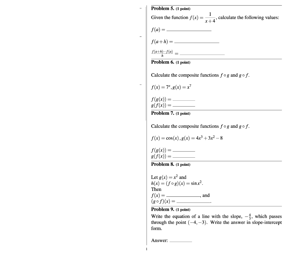 Solved Given the function f(x)=x+41, calculate the following | Chegg.com