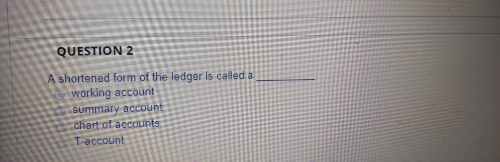 solved-question-2-a-shortened-form-of-the-ledger-is-called-a-chegg