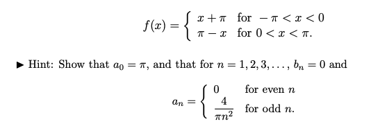 Solved Expand the periodic function in a sine-cosine Fourier | Chegg.com