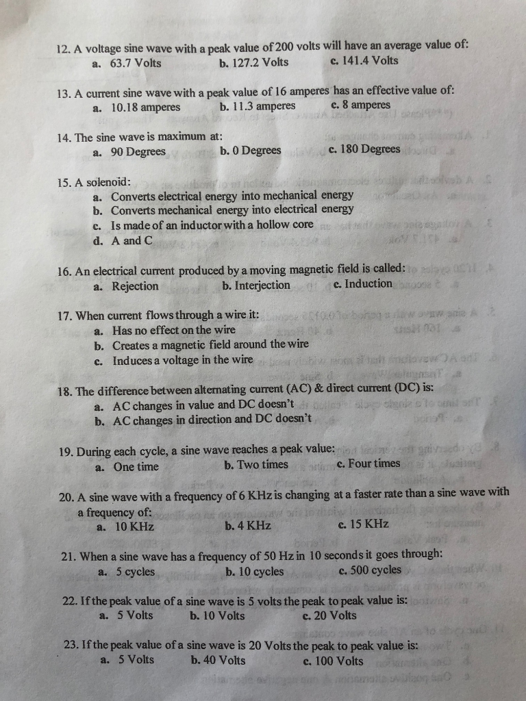 solved-12-a-voltage-sine-wave-with-a-peak-value-of-200-chegg