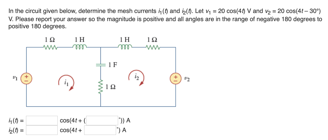 Solved In the circuit given below, determine the mesh | Chegg.com