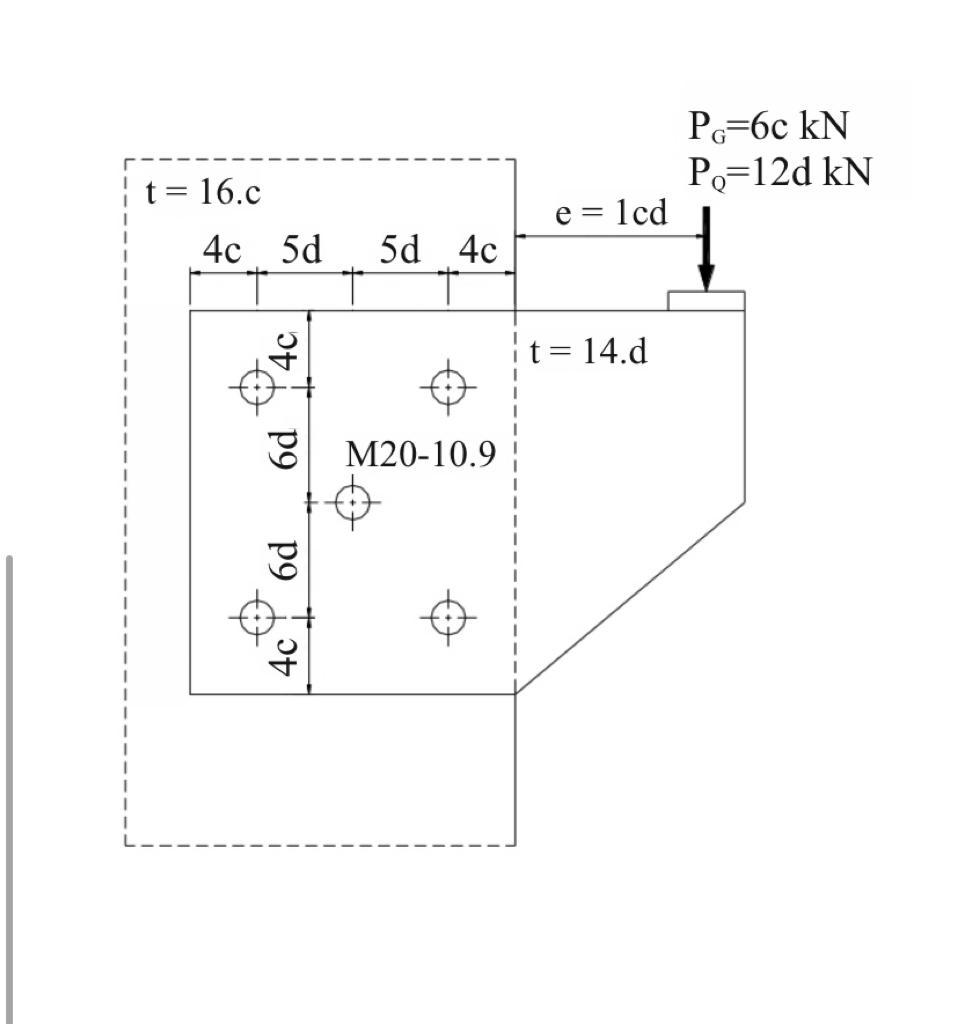 Bolted end crimping details of the support element | Chegg.com