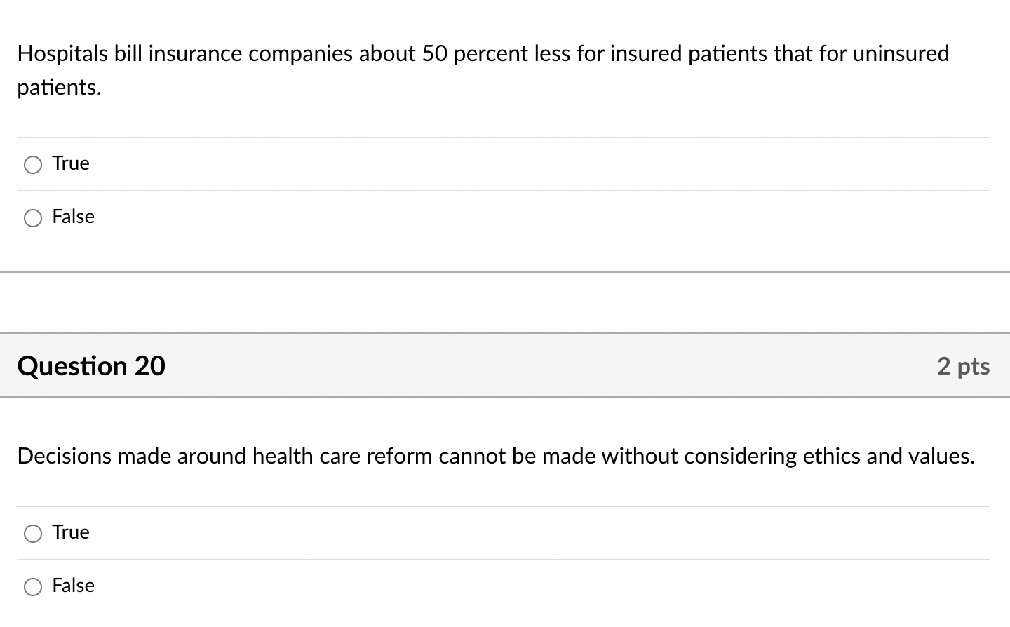 Solved Hospitals bill insurance companies about 50 percent | Chegg.com