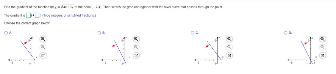 find the gradient of y 4 5x