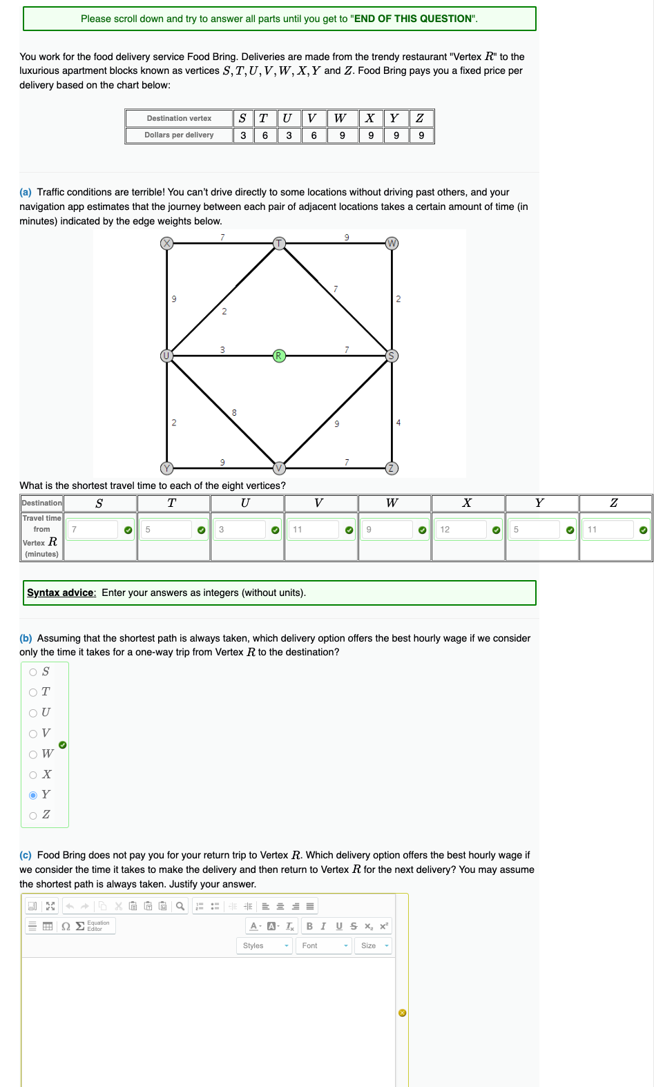 Solved Hi, i need help with this question, please solve part | Chegg.com