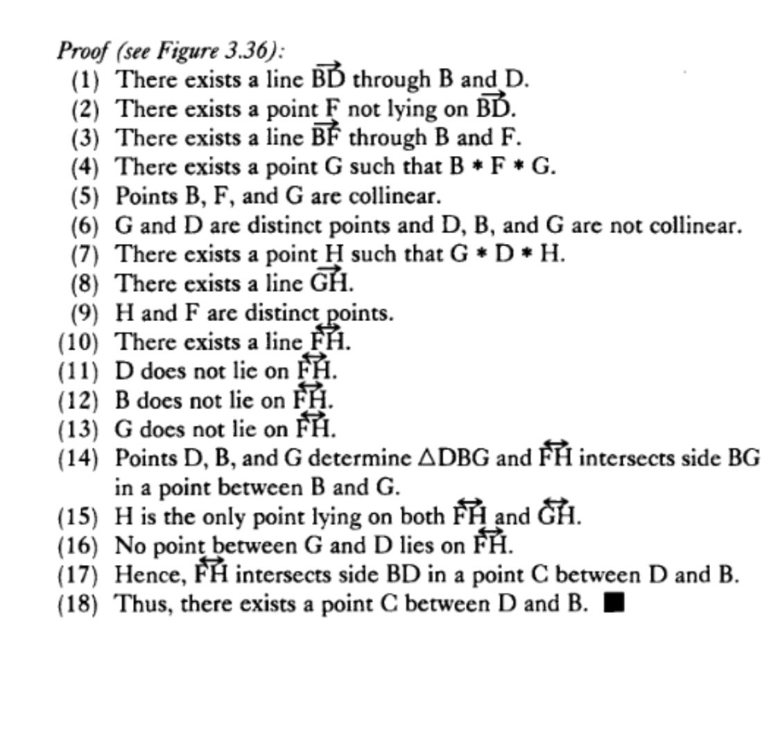 Solved 6. In Axiom B-2 We Were Given Distinct Points B And D | Chegg.com