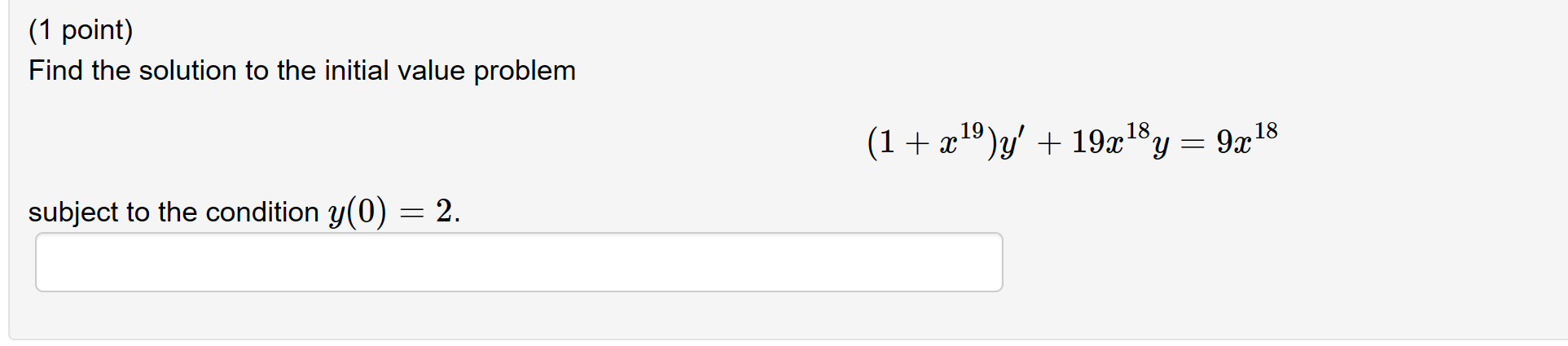 Solved Find the solution to the initial value problem | Chegg.com