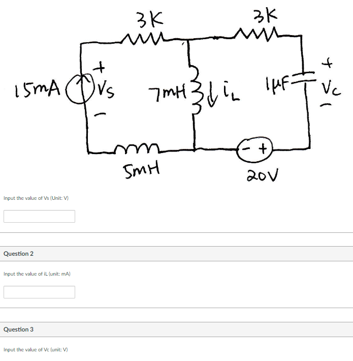 Solved Input the value of V's (Unit V) Question 2 Input the