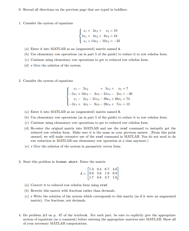 Solved 0. Reread all directions on the previous page that | Chegg.com