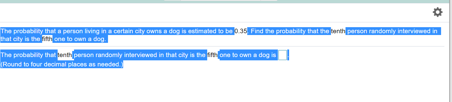 Solved The probability that a person living in a certain | Chegg.com