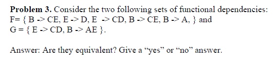 Solved Problem 3. Consider the two following sets of | Chegg.com