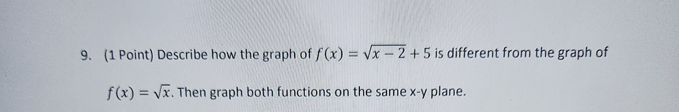 graph f x x 1 2 5