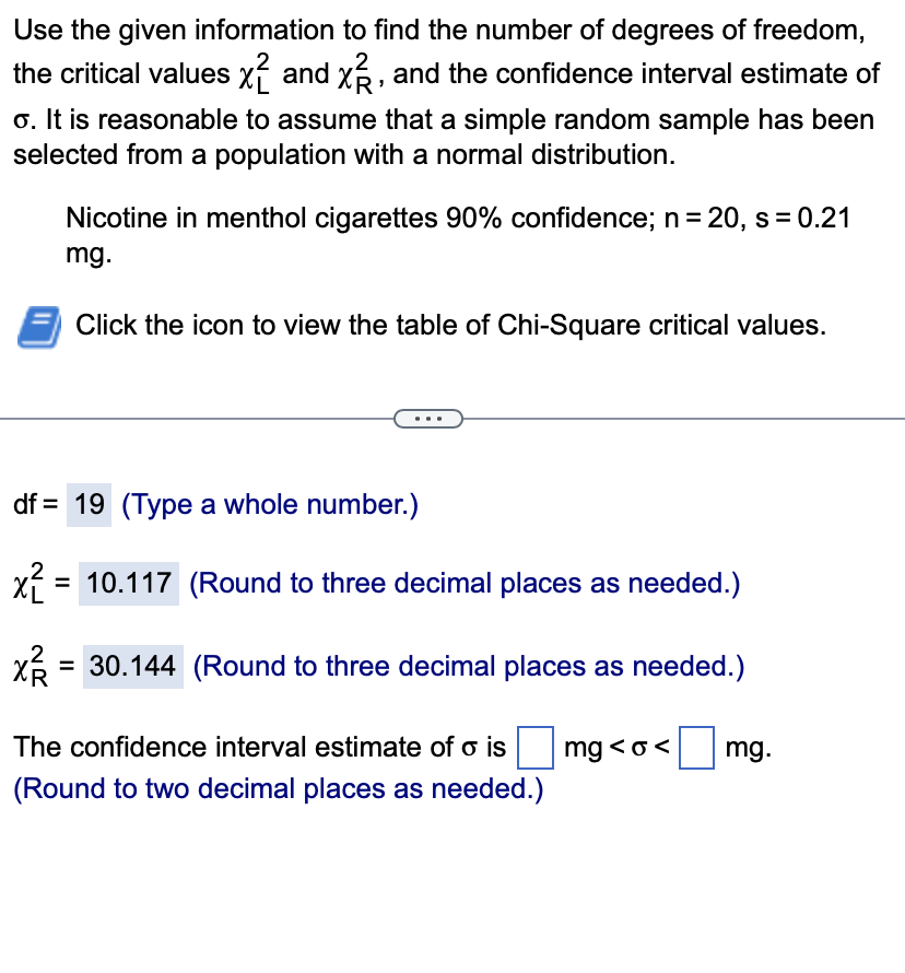 Solved Use the given information to find the number of