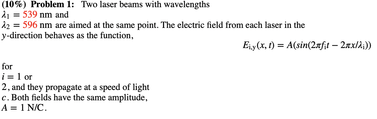 Solved Find the exact value of the total electric field in | Chegg.com