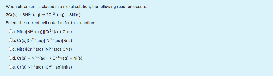 Solved Refer to the galvanic cell below (the contents of | Chegg.com