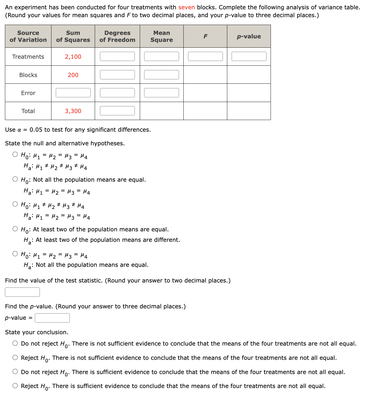 Solved An experiment has been conducted for four treatments | Chegg.com