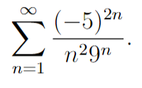Solved Are the following series absolutely convergent, | Chegg.com