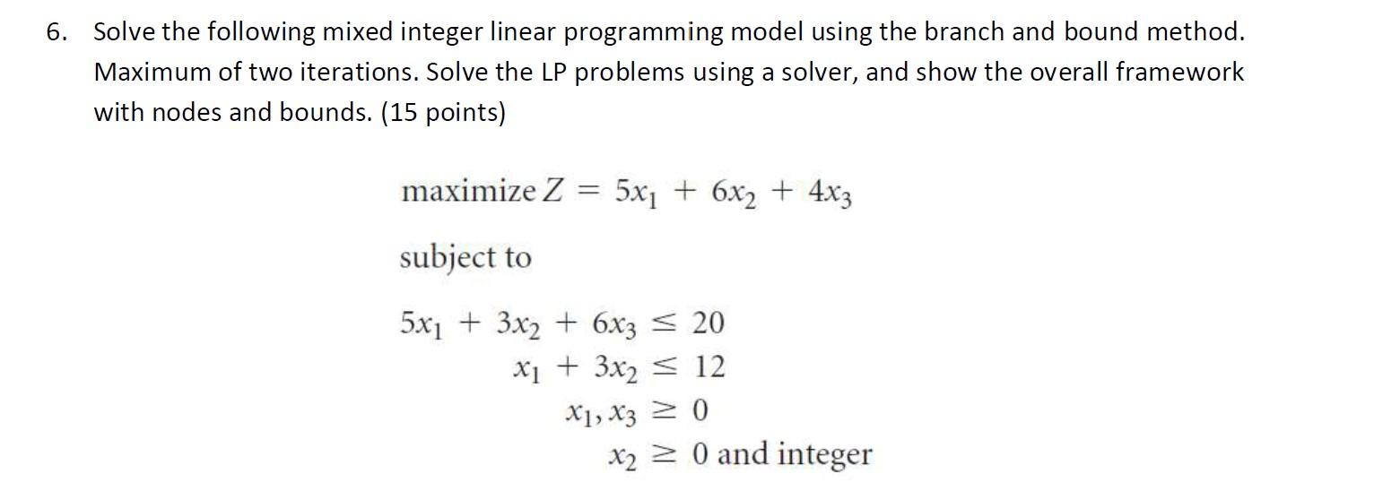 mixed integer linear assignment problems