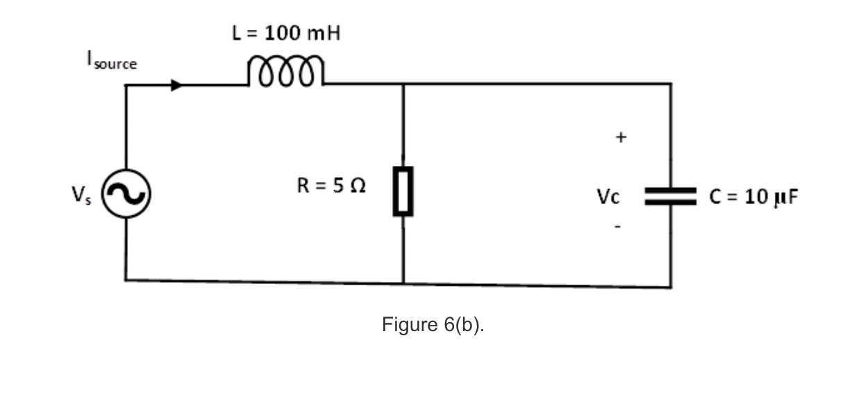 Solved In the following circuit shown in Figure 6(a), the | Chegg.com