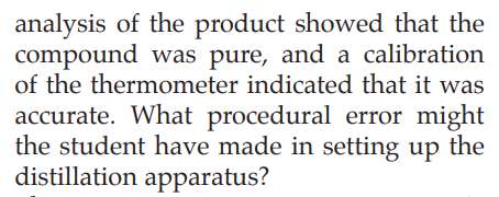 Solved 3. A student carried out a simple distillation on a | Chegg.com