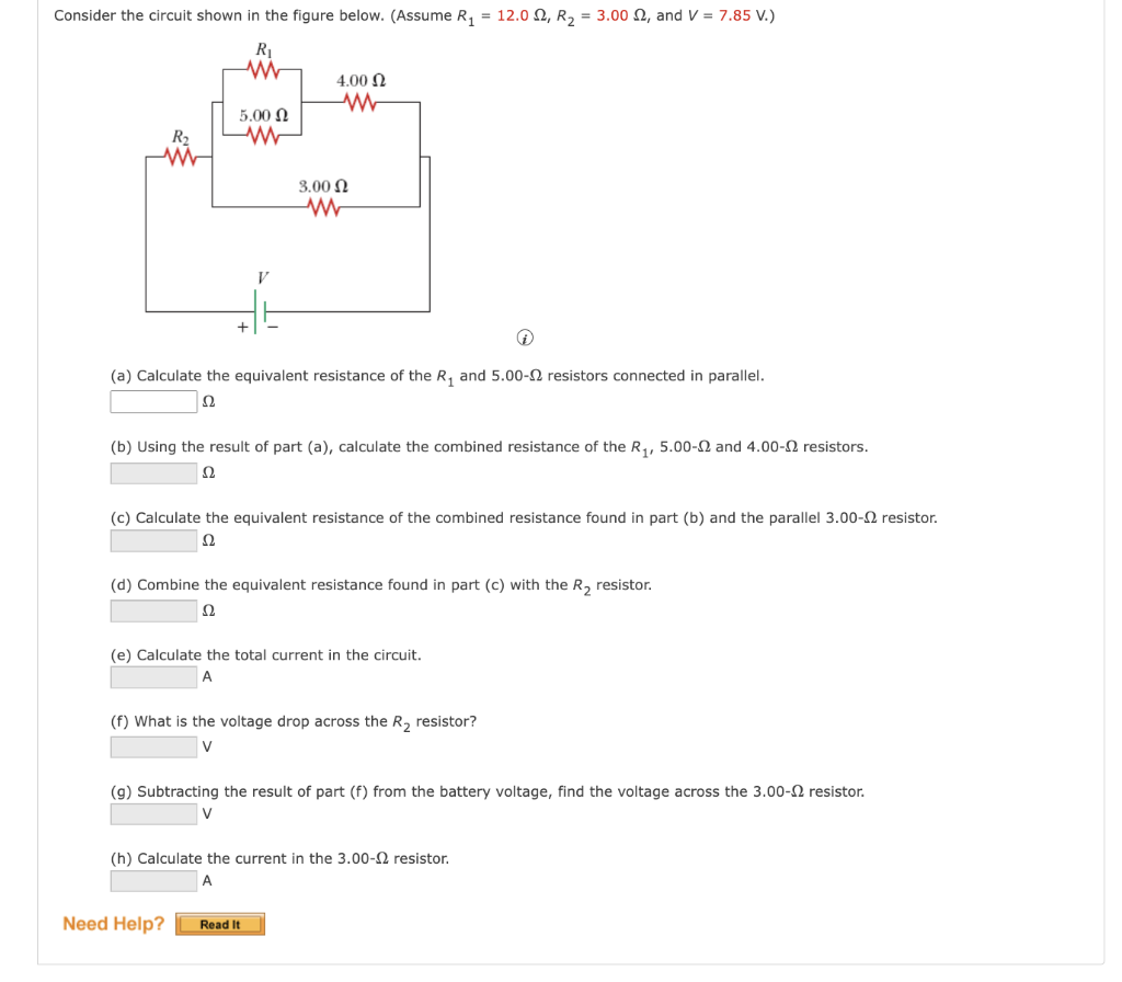 Solved Consider The Circuit Shown In The Figure Below. | Chegg.com