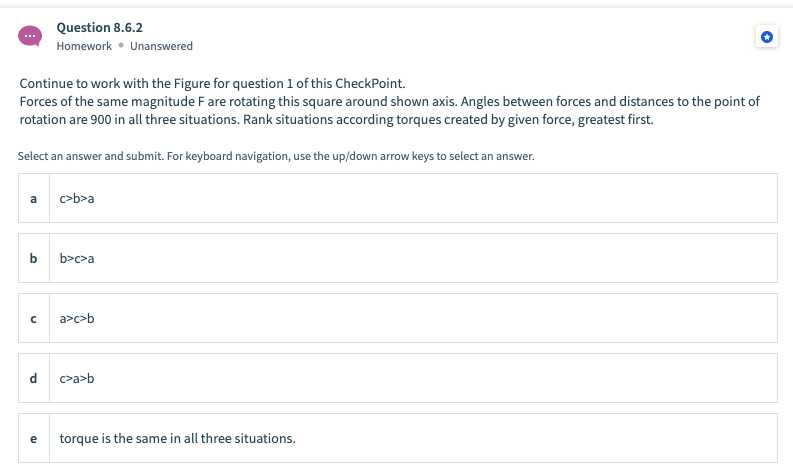 Solved Question 8.6.1 Homework. Unanswered Figure shows a | Chegg.com