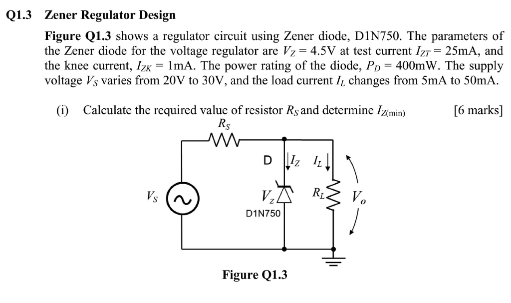 Solved Hi everyone i have a question on Zener Diodes. Here