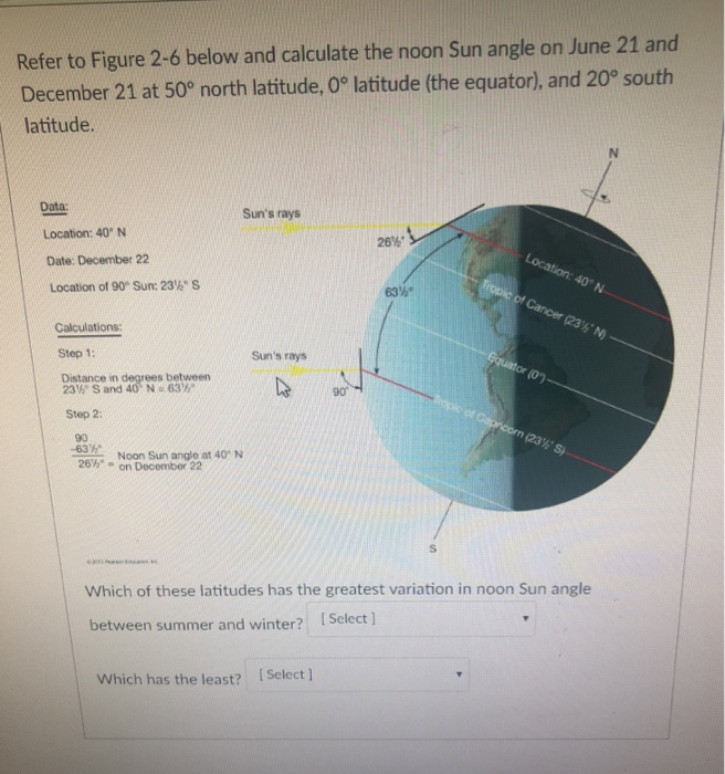 Solved The primary cause of Earth's seasons is: O changes in | Chegg.com