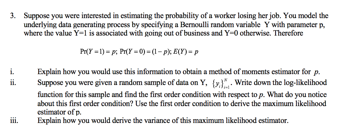 Solved Suppose you were interested in estimating the | Chegg.com