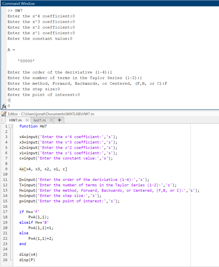 Need help with my Matlab code. By the end of this | Chegg.com