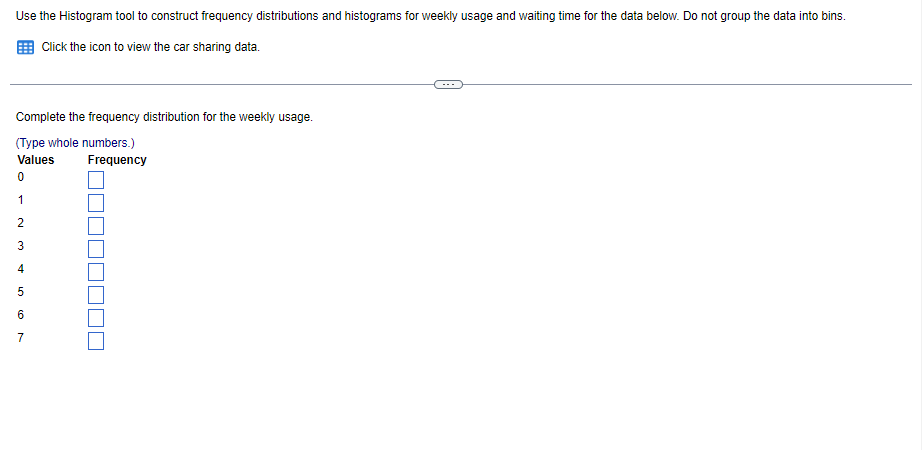 Solved Use the Histogram tool to construct frequency | Chegg.com
