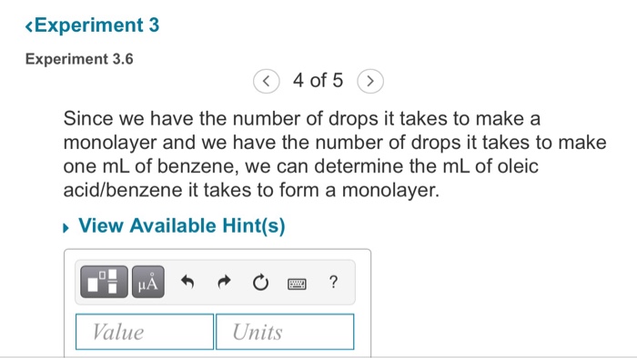 Solved Experiment 3 Experiment 3.6 4 of 5 - Part A Using | Chegg.com