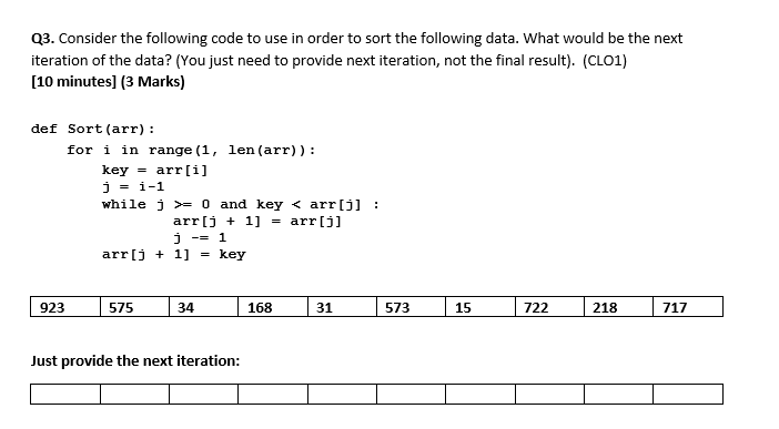 Solved Q3. Consider the following code to use in order to | Chegg.com