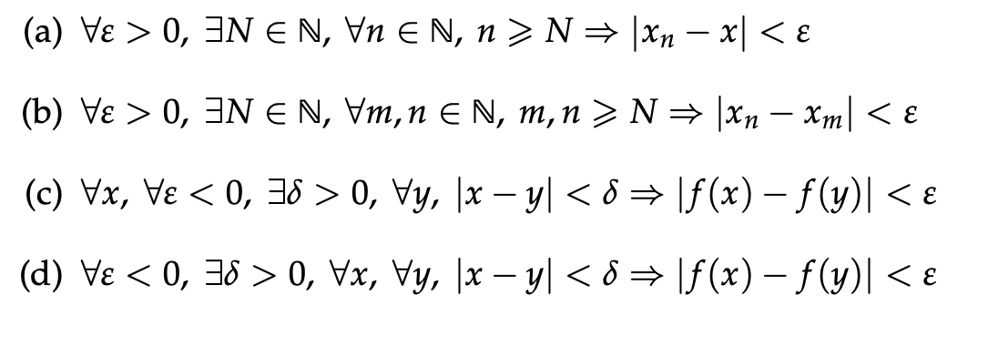 Solved For these four statementsWrite them in wordsNegate | Chegg.com